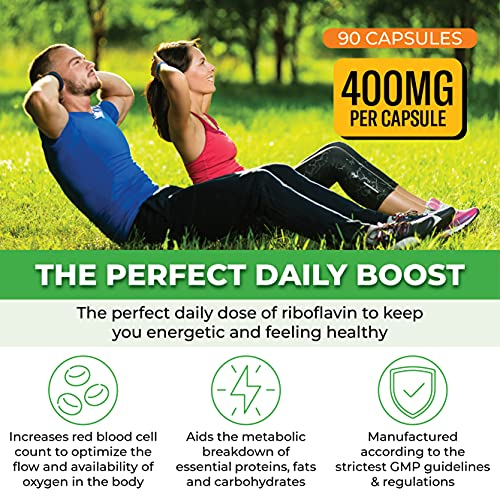 Foto 3 | Suplemento Forestleaf De Vitamina B2 Y Riboflavina, 400 Mg, 90 Cápsulas - Venta Internacional.