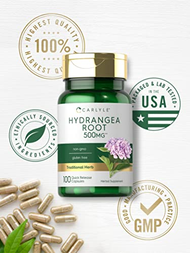 Foto 5 | Suplemento Carlyle: Cápsulas De Raíz De Hortensia, 500 Mg, 100 Unidades - Venta Internacional.