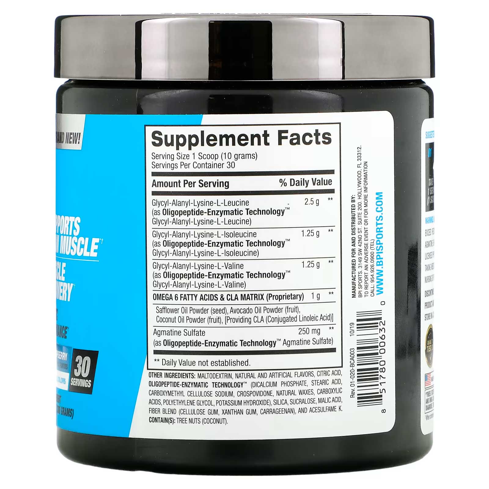 Foto 3 pulgar | Suplemento Alimenticio Aminoacidos Best Bcaa 30 Servicios Bpi 300g Fruit Punch
