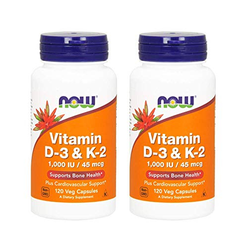 Foto 2 pulgar | Vitamina D-3 Y K-2 De Supplement Now Foods, 120 Cápsulas (paquete De 2) - Venta Internacional.