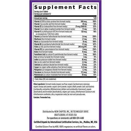 Foto 3 pulgar | Suplemento New Chapter Tiny Tabs Multivitamínico 192 Comprimidos - Venta Internacional.