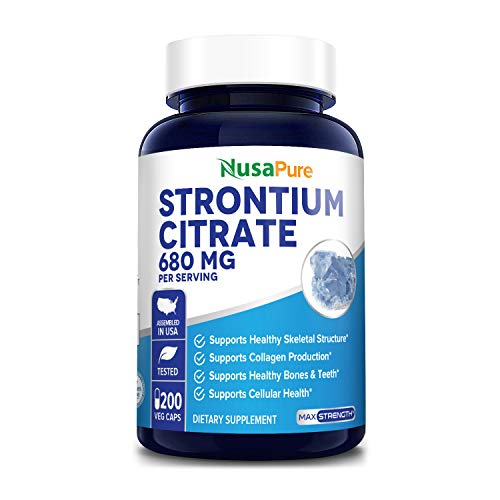 Foto 1 | Suplemento Nusapure Strontium 680 Mg 200 Cápsulas Vegetarianas - Venta Internacional.