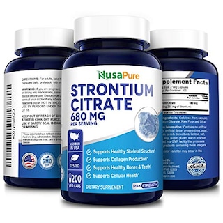 Foto 4 | Suplemento Nusapure Strontium 680 Mg 200 Cápsulas Vegetarianas - Venta Internacional.
