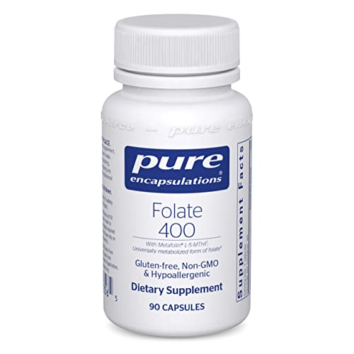 Foto 2 pulgar | Suplemento Pure Encapsulations Folate 400 Metafolin L-5-mthf - Venta Internacional.