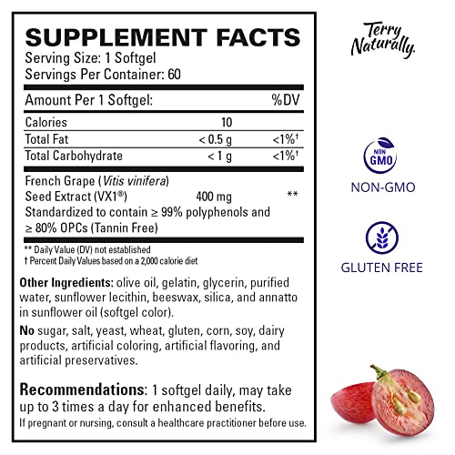 Foto 6 pulgar | Suplemento Terry Naturally Clinical Opc Extra Strength 60 So - Venta Internacional.