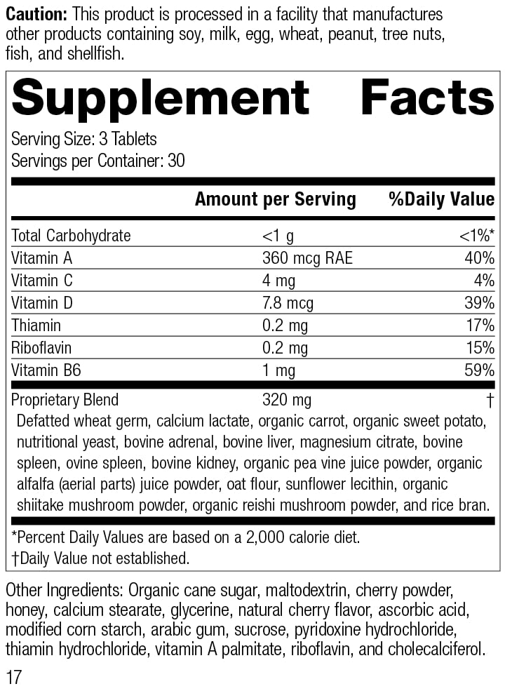 Foto 3 pulgar | Suplemento Standard Process Catalyn Chewable, 90 Comprimidos - Venta Internacional.