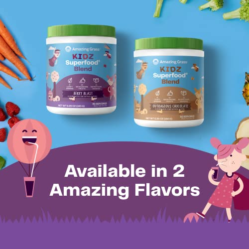 Foto 6 pulgar | Suplemento Amazing Grass Kidz Superfood Berry Blast 30 Porciones - Venta Internacional.