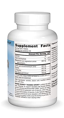 Foto 4 pulgar | Supplement Source Naturals Serene Science L-teanina 120 Tabletas - Venta Internacional.