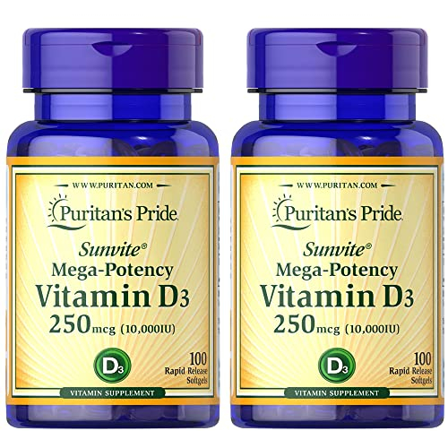 Foto 2 pulgar | Suplemento Puritan's Pride De Vitamina D3, 10 000 Ui, 200 Ml - Venta Internacional.