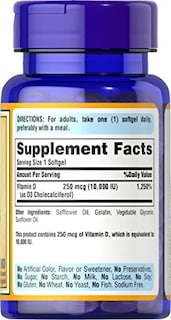 Foto 3 | Suplemento Puritan's Pride De Vitamina D3, 10 000 Ui, 200 Ml - Venta Internacional.