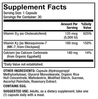 Foto 3 | Suplemento Dietético Dr. Mercola Calcium Con Vitaminas D3 Y K2 - Venta Internacional.
