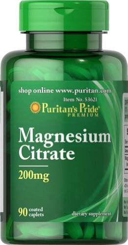 Foto 2 pulgar | Suplemento De Citrato De Magnesio Puritan's Pride 200 Mg - Venta Internacional.
