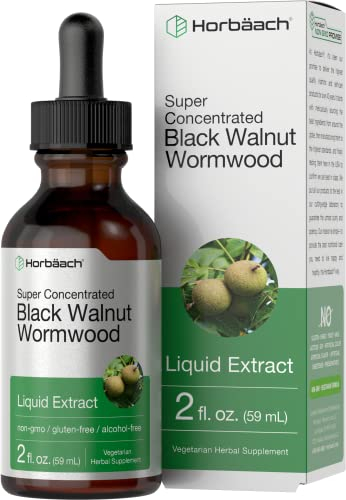 Foto 2 pulgar | Suplemento Horbäach Black Walnut Wormwood, 60 Ml, Sin Alcohol - Venta Internacional.