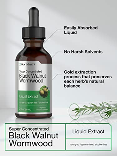 Foto 4 pulgar | Suplemento Horbäach Black Walnut Wormwood, 60 Ml, Sin Alcohol - Venta Internacional.