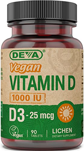 Foto 3 pulgar | Suplemento De Vitamina D3 Vegana Deva, 1000 Ui, 90 Unidades - Venta Internacional.