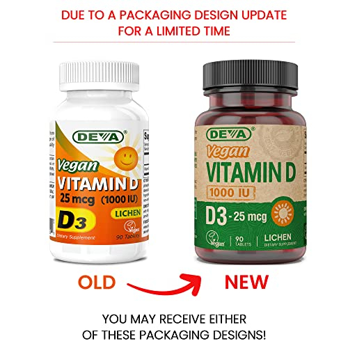 Foto 4 pulgar | Suplemento De Vitamina D3 Vegana Deva, 1000 Ui, 90 Unidades - Venta Internacional.