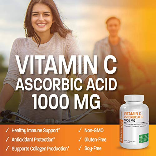 Foto 4 pulgar | Suplemento Bronson De Vitamina C, 1000 Mg De Ácido Ascórbico, 250 Comprimidos - Venta Internacional.