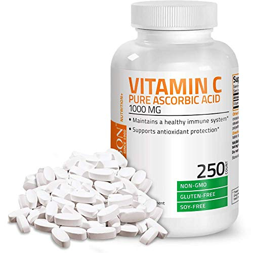 Foto 8 pulgar | Suplemento Bronson De Vitamina C, 1000 Mg De Ácido Ascórbico, 250 Comprimidos - Venta Internacional.