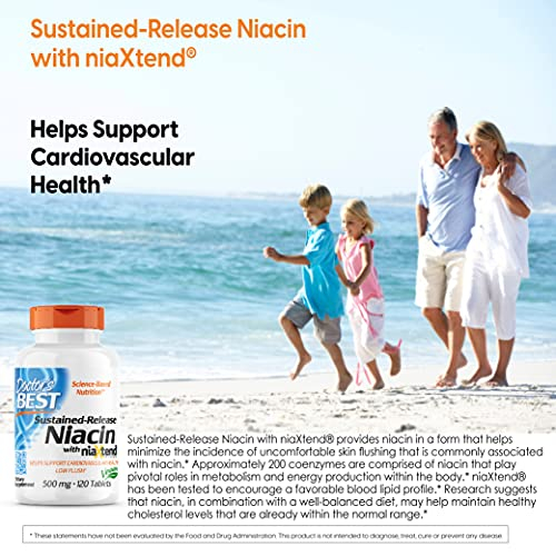 Foto 4 pulgar | Supplement Doctor's Best Timerelease Niacina 500 Mg 120 Tabletas - Venta Internacional.
