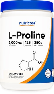 Foto 1 | Suplemento Nutricost L-prolina En Polvo 250 G - 2000 Mg/serv - Venta Internacional.