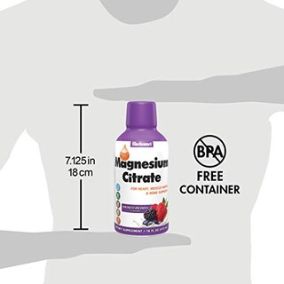 Foto 7 | Suplemento De Citrato De Magnesio Líquido Bluebonnet 420 Mg 480 Ml - Venta Internacional.