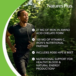 Foto 4 | Complementa 27 Mg De Hierro Masticable Nature's Plus Con Vitamina C - Venta Internacional