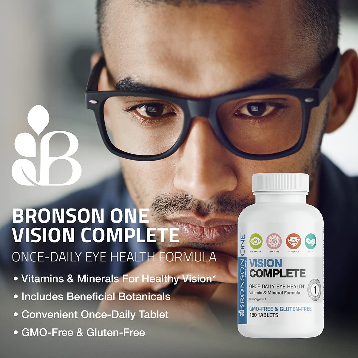 Foto 4 pulgar | Multivitamínico Bronson One Daily Vision Complete Eye Health - Venta Internacional.