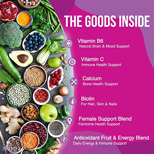 Foto 3 | Multivitamínico Nature's Daily Para Mujeres Con Vitaminas A, C, D, E 6 - Venta Internacional.