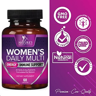 Foto 4 | Multivitamínico Nature's Daily Para Mujeres Con Vitaminas A, C, D, E 6 - Venta Internacional.