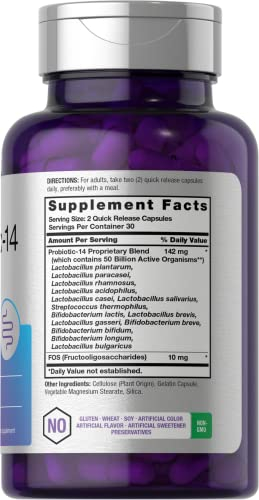 Foto 3 pulgar | Suplemento Horbaach Probiotic-14 50 Mil Millones 60 Cápsulas - Venta Internacional.