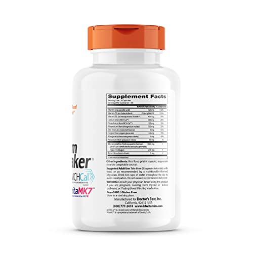 Foto 3 pulgar | Complemento Doctor's Best Calcium Bone Maker Complex 180 Cápsulas - Venta Internacional.