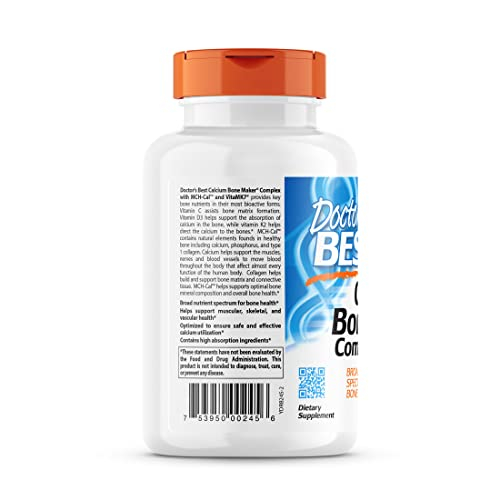 Foto 4 pulgar | Complemento Doctor's Best Calcium Bone Maker Complex 180 Cápsulas - Venta Internacional.