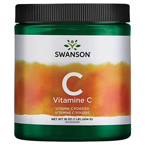Foto 2 pulgar | Vitamina C En Polvo Swanson, Ácido Ascórbico 100% Puro, 454 G - Venta Internacional.