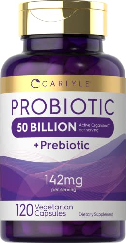 Suplemento Probiótico Carlyle 50 Billion 120 Cápsulas - Venta Internacional.