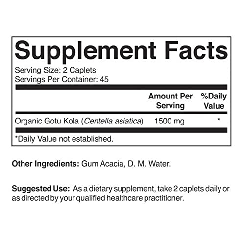 Foto 3 pulgar | Suplemento Brieofood Organic Gotu Kola 1500 Mg 90 Comprimidos - Venta Internacional.