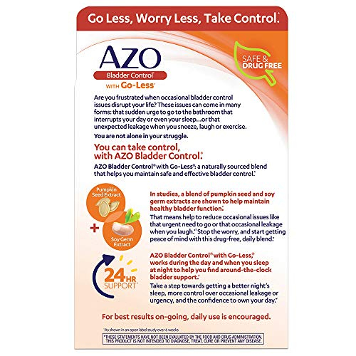 Foto 5 pulgar | Suplemento Azo Bladder Control Con Go-less 54 Cápsulas - Venta Internacional.