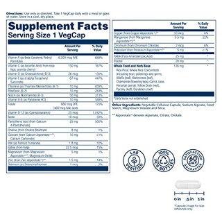 Foto 2 | Suplemento Multivitamínico De Alta Energía Solaray Una Vez Al Día, 180 V - Venta Internacional.