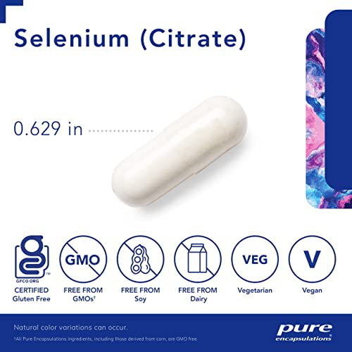 Foto 5 pulgar | Citrato De Selenio Supplement Pure Encapsulations 180 Cápsulas - Venta Internacional.