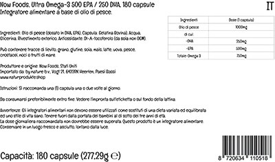 Foto 5 | Supplement Now Foods Ultra Omega-3 500 Epa/250 Dha 180 G - Venta Internacional.
