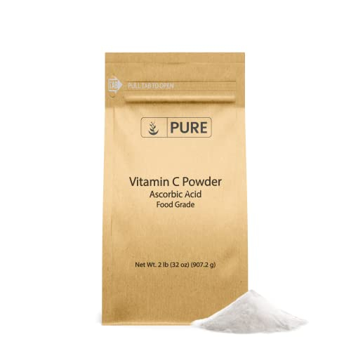Suplemento Ingredientes Orgánicos Puros de Vitamina C en Polvo 907 G - Venta Internacional