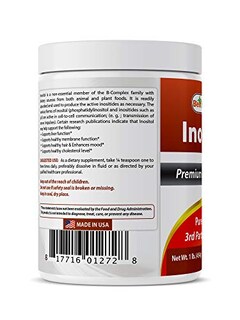 Foto 6 | Suplemento Best Naturals De Inositol Puro En Polvo, 454 G - Venta Internacional.