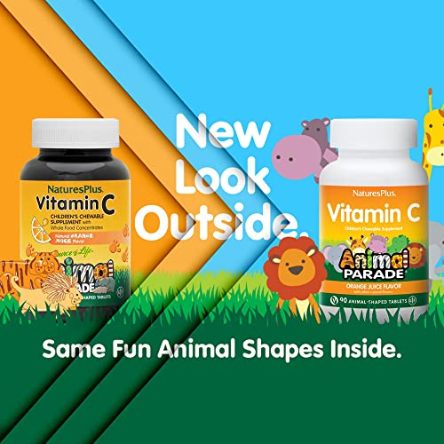 Foto 3 pulgar | Suplemento De Vitamina C Nature's Plus Animal Parade, 90 Tabletas - Venta Internacional.