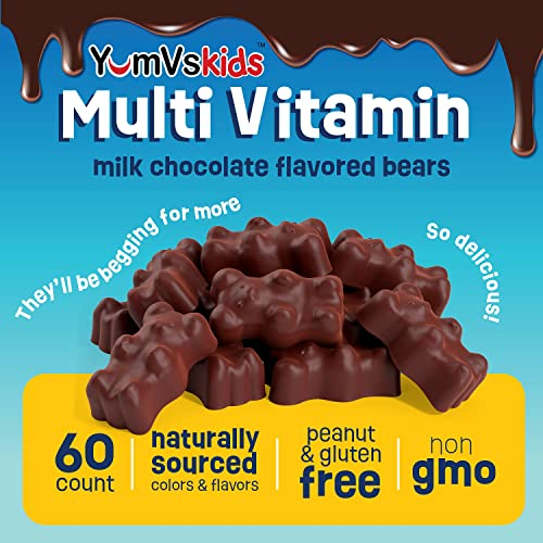 Foto 3 pulgar | Suplemento Multivitamínico Yum-vs Kids Chocolate 60 Masticable - Venta Internacional.