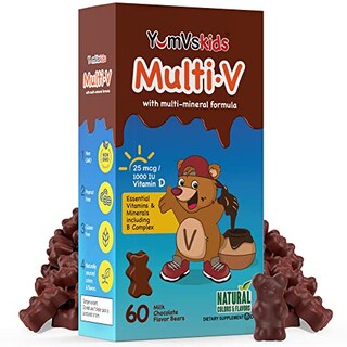 Foto 7 | Suplemento Multivitamínico Yum-vs Kids Chocolate 60 Masticable - Venta Internacional.