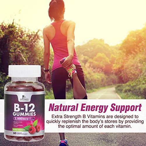Foto 5 | Suplemento: Gomitas De Vitamina B12 De 3000 Mcg De Nature's Nutrition - Venta Internacional.