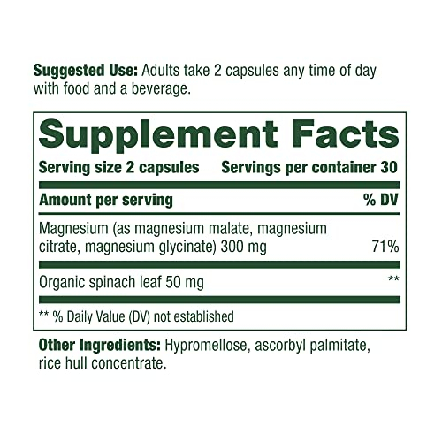 Foto 2 | Suplemento Megafood Magnesium 300 60 Cápsulas (30 Porciones) - Venta Internacional.