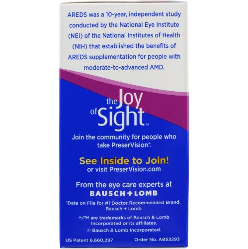 Foto 8 pulgar | Suplemento Bausch + Lomb Preservision Areds Eye 90 Geles Blandos - Venta Internacional.