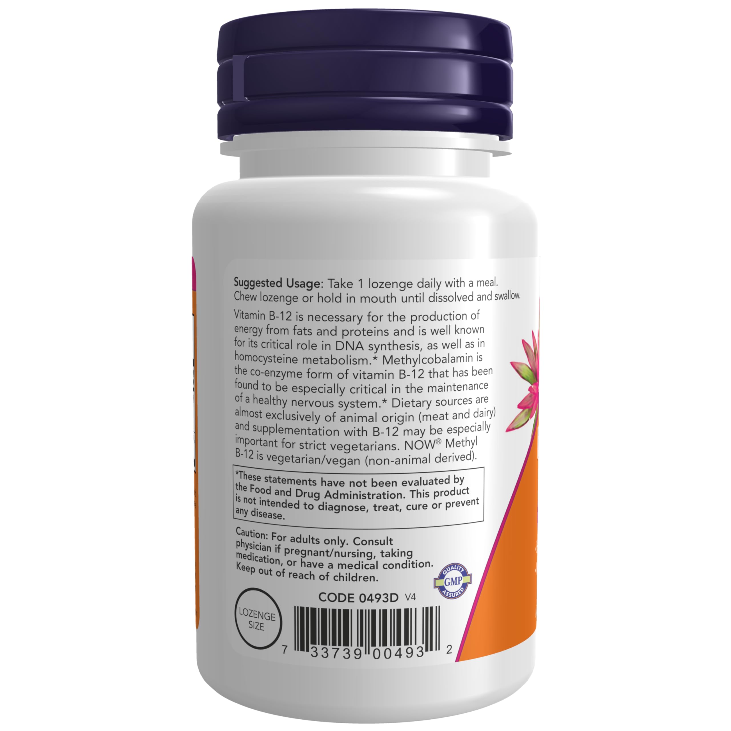 Foto 4 pulgar | Suplemento Now De Metil B-12 (metilcobalamina) 5000 Mcg 120 Ml - Venta Internacional.