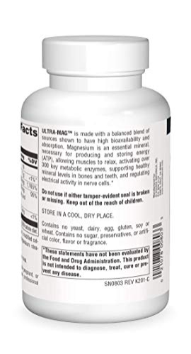 Foto 3 pulgar | Magnesio Ultra-mag De Alta Eficiencia Supplement Source Naturals - Venta Internacional.
