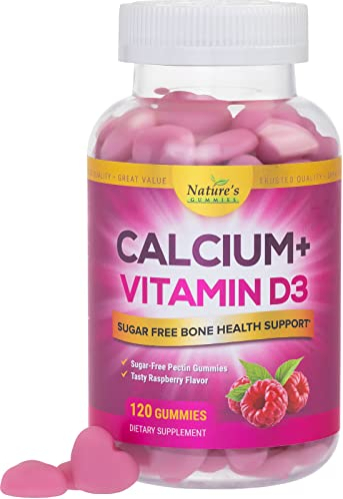 Foto 2 pulgar | Complemente El Calcio De Nature's Nutrition Con Gomitas De Vitamina D3 - Venta Internacional.